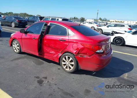 2014 Hyundai Accent Gls из США, поврежденный, VIN KMHCU4AE3EU608044